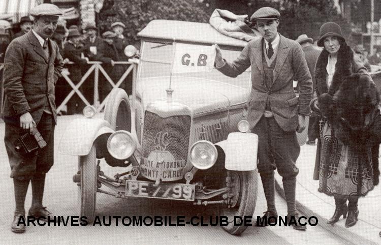 1926 Rallye de Monte-Carlo Victor Bruce vainqueur