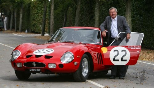 Ferrari-250-GTO Nick Mason, le batteur des Pink Floyd,