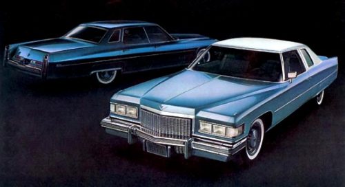 Cadillac Calais et Cadillac Sedan 1975