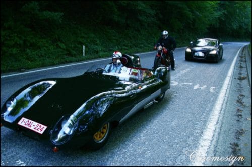 Yvette Fontaine au volant de la Ford GT 40