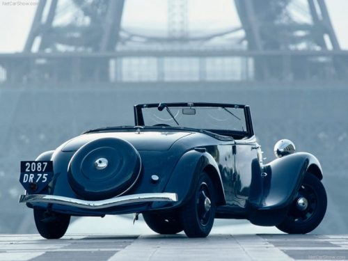 Atelier du Loft Mobilier avec pièces autos Deco auto Citroën Traction 11 B Cabriolet 1937